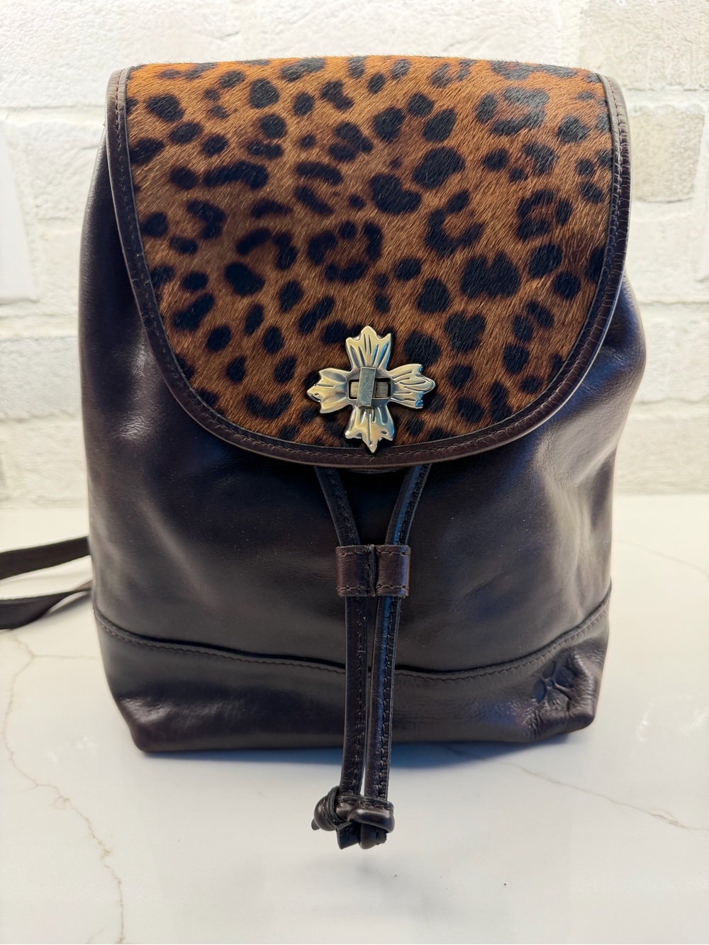 Patricia Nash Leopard / Chocolate P770283 backpack